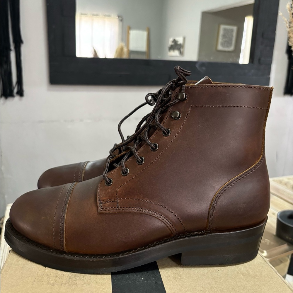 Thursday The Heritage Captain Leather Boots